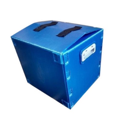 Blue PP Corrugated Box